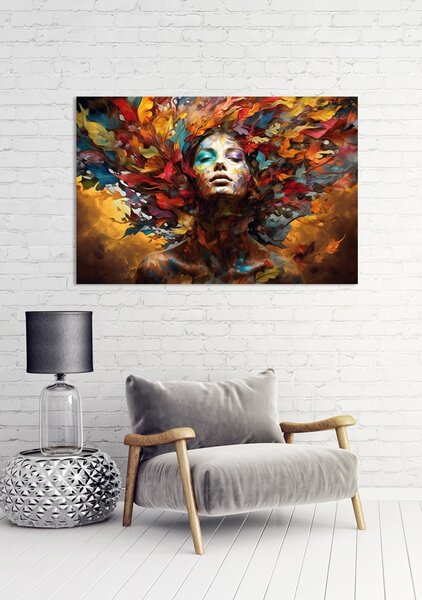 IMAGELAND АЛУМИНИЕВА КАРТИНА DREAM OF LEAVES