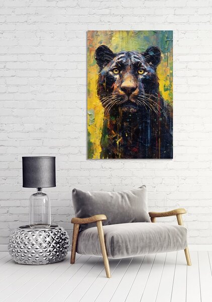 IMAGELAND АЛУМИНИЕВА КАРТИНА BLACK PANTHER