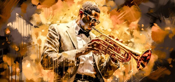 IMAGELAND КАРТИНА АКРИЛНО СТЪКЛО GOLDEN SOUNDS