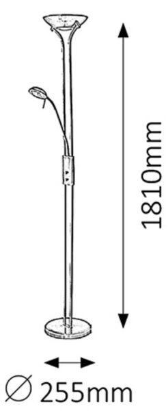 Rabalux 4075 - Димируем лампион BETA 1xR7s/230W + 1xG9/40W