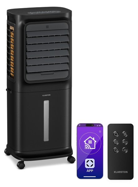 Klarstein Breezcube интелигентен охладител за въздух с водно охлаждане | 340 м³/ч | 10 л | 30 м² | 3 режима | 50 W