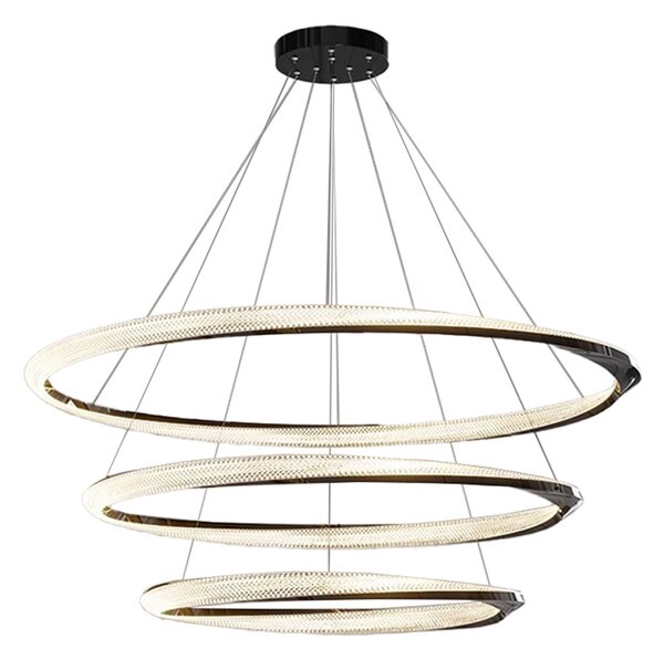 ERICA LED ПЕНДЕЛ 120W 3000K, ЧЕРЕН