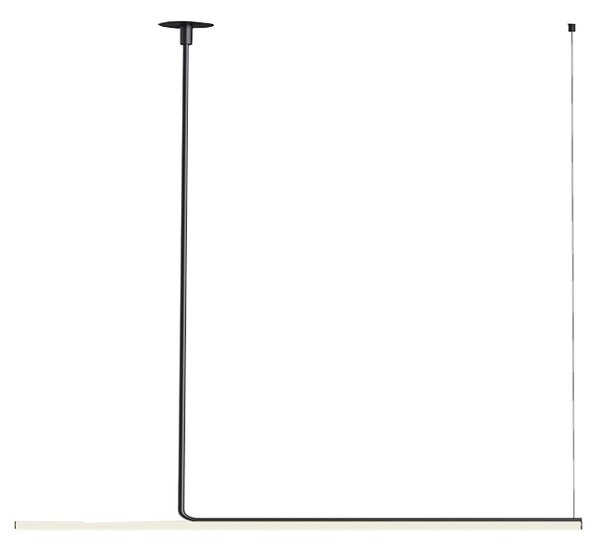 JULIO LED ПЕНДЕЛ 38W 4000K 1000MM, ЧЕРЕН