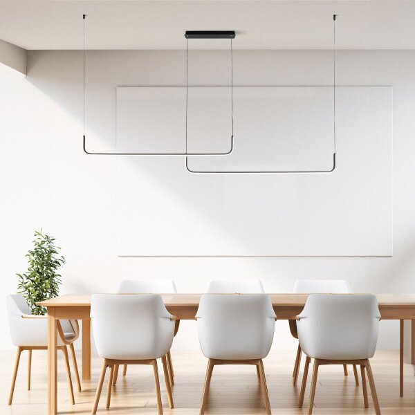 ZUMA LINE LED ПЕНДЕЛ RIKE 2023199-BK 40W CCT ЧЕРЕН