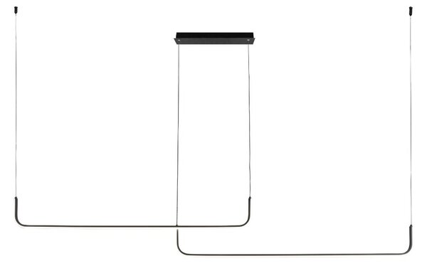 ZUMA LINE LED ПЕНДЕЛ RIKE 2023199-BK 40W CCT ЧЕРЕН