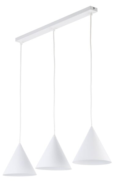 TK LIGHTING ПЕНДЕЛ CONO 10011 3XE27 БЯЛ
