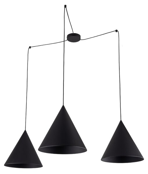 TK LIGHTING ПЕНДЕЛ CONO 6629 3XE27 ЧЕРЕН