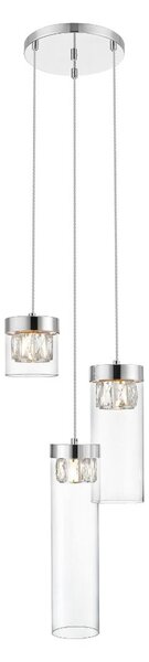 ZUMA LINE ПЕНДЕЛ GEM P0389-03D-F4AC 3XG9 ХРОМ