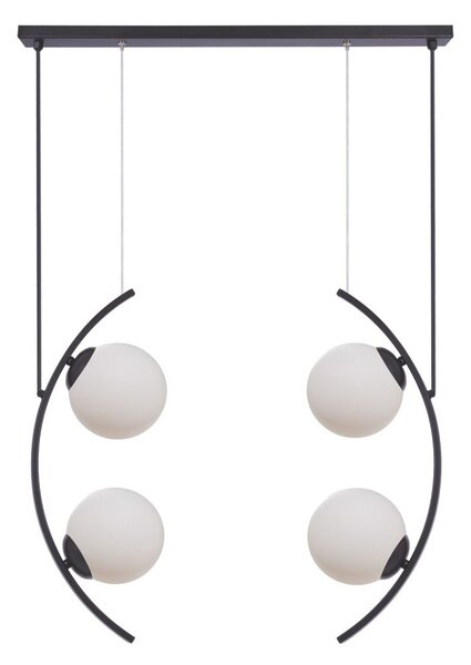 ZUMA LINE ПЕНДЕЛ HELIX 5016 4XE14 ЧЕРЕН/БЯЛ