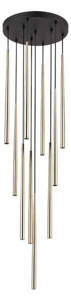 TK LIGHTING ПЕНДЕЛ PIANO 10118 10XG9 ЧЕРЕН/ЗЛАТО