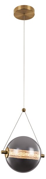 SPLENDOR LED ПЕНДЕЛ 6W 3000K, МЕСИНГ+ОПУШЕНО СИВО