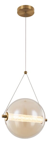 SPLENDOR LED ПЕНДЕЛ 9W 3000K, МЕСИНГ + КОНЯК