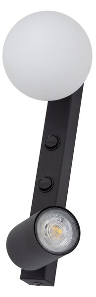 TK LIGHTING АПЛИК VOX 10148 1XGU10+1XG9 БЯЛ/ЧЕРЕН