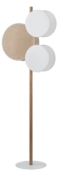 TK LIGHTING ЛАМПИОН PULSE 5960 3XE27 БЯЛ/КАФЯВ
