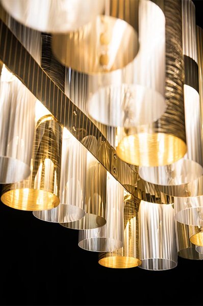 SLAMP ПЕНДЕЛ LA LOLLO 70W LED 2700K ЗЛАТО
