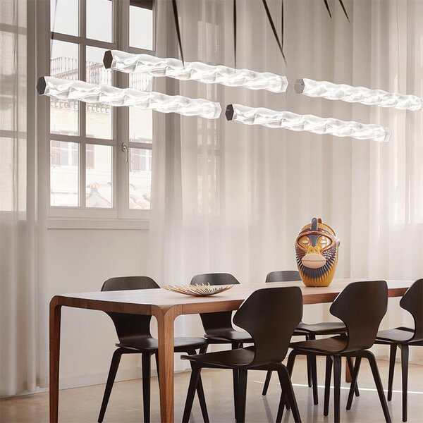 SLAMP ПЕНДЕЛ HUGO 25W LED 3000K ПРОЗРАЧЕН