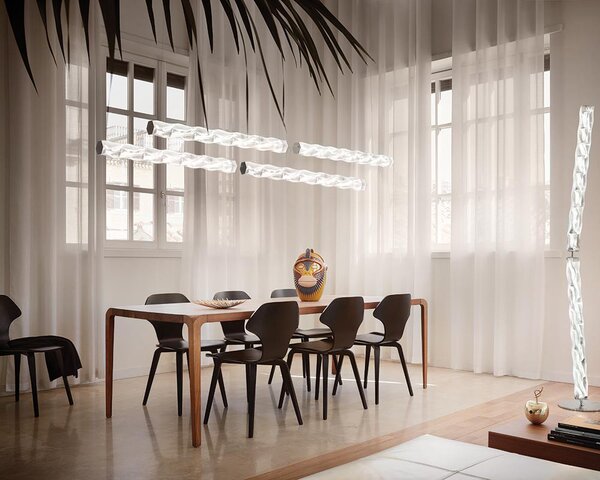 SLAMP ПЕНДЕЛ HUGO 25W LED 3000K ПРОЗРАЧЕН