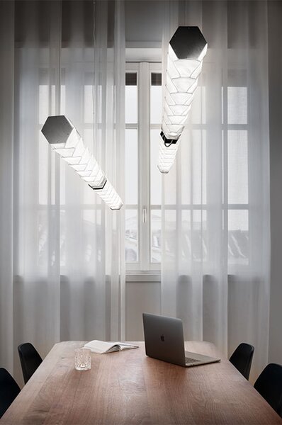 SLAMP ПЕНДЕЛ HUGO 25W LED 3000K ПРОЗРАЧЕН