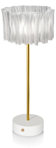 SLAMP НАСТОЛНА ЛАМПА ACCORDEON 1,3W LED 2700K БЯЛ