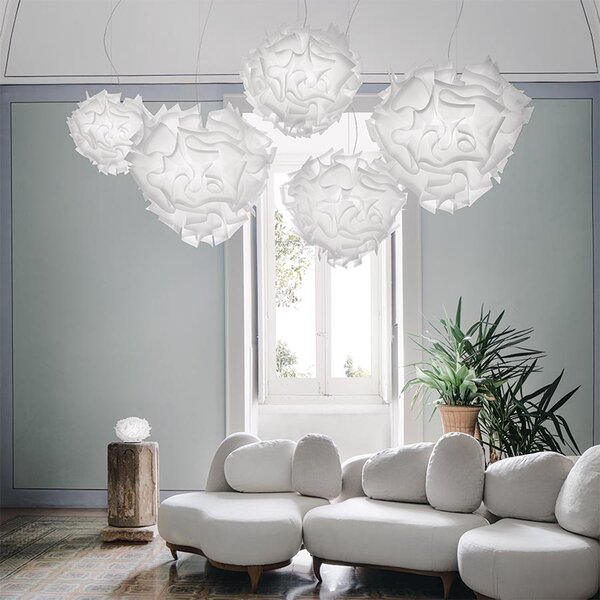 SLAMP ПЕНДЕЛ VELI S 2X12W E27 БЯЛ