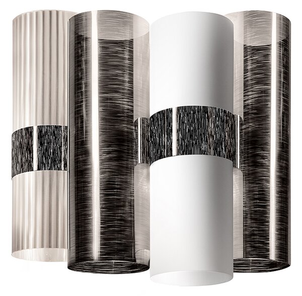 SLAMP АПЛИК LA LOLLO M 2X6W E14 БЯЛ/ХРОМ