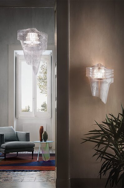 SLAMP LED АПЛИК ARIA S 2X6W+1X6W E14 ПРОЗРАЧЕН