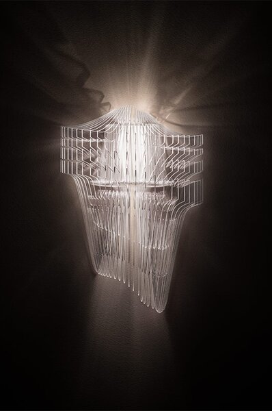 SLAMP LED АПЛИК ARIA S 2X6W+1X6W E14 ПРОЗРАЧЕН