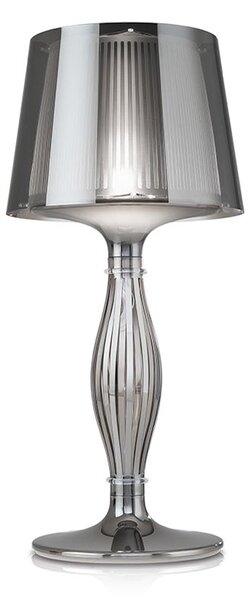 SLAMP НАСТОЛНА ЛАМПА LIZA M 1X12W E27 БЯЛ/ХРОМ