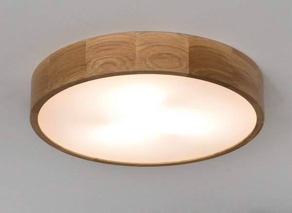 Потолен лампион OAK 3xE27/60W/230V дъб Ø47,5 см