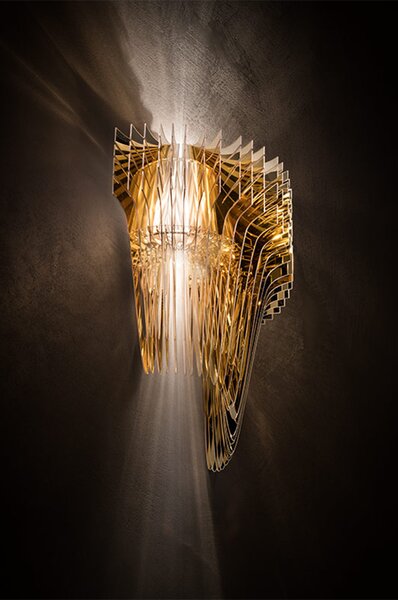 SLAMP LED АПЛИК ARIA S 2X6W+1X6W E14 ЗЛАТО