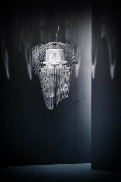 SLAMP ПЕНДЕЛ ARIA S 2X12W+1X7W E27 ПРОЗРАЧЕН