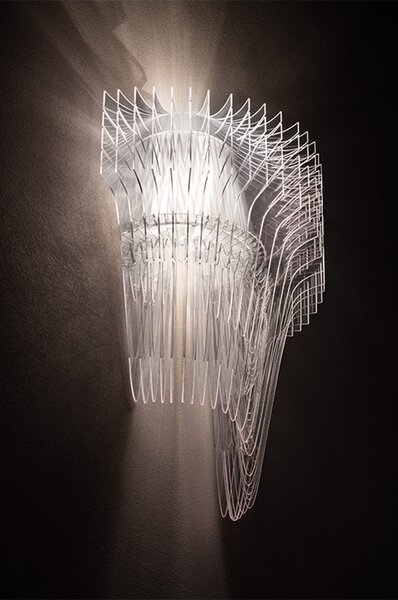 SLAMP LED АПЛИК ARIA S 2X6W+1X6W E14 ПРОЗРАЧЕН