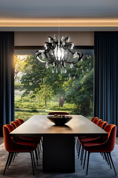 SLAMP ПЕНДЕЛ LILLIBET M 1X12W E27 ЧЕРЕН
