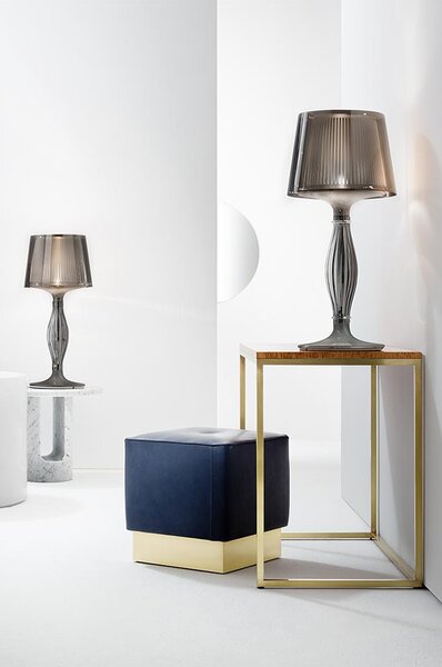 SLAMP НАСТОЛНА ЛАМПА LIZA M 1X12W E27 БЯЛ/ХРОМ
