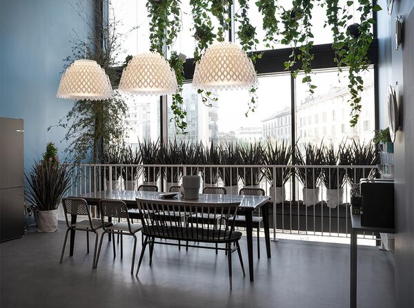 SLAMP ПЕНДЕЛ CHARLOTTE L L 4X12W E27 БЯЛ