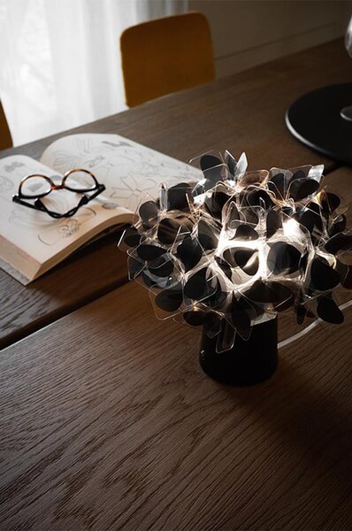 SLAMP НАСТОЛНА ЛАМПА CLIZIA S 1X6W E14 ЧЕРЕН