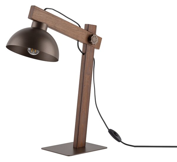 TK LIGHTING НАСТОЛНА ЛАМПА OSLO 5788 1XE27 КАФЯВ