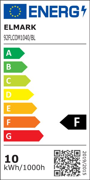 FLCOM LED ЛУНА OM 10W 230V 4000K 60° ЧЕРНА