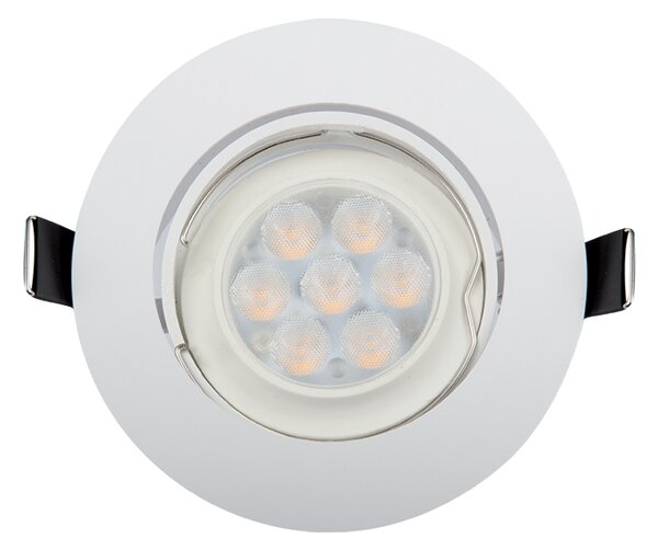 LED ПЛАСТМАСОВА КРЪГЛА ЛУНА HIGH POWER 6W 4000-430