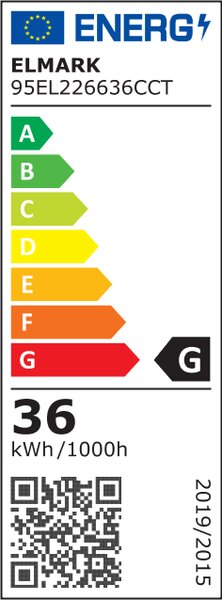 EL-2266 LED ПЛАФОНИЕРА 36W CCT ДИМИРУЕМА ПРОЗР