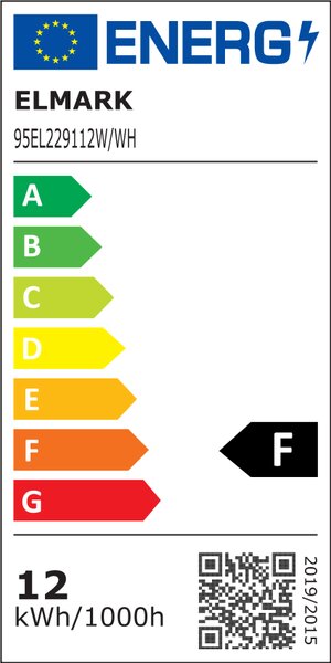 EL-2291 LED ПЛАФОНИЕРА 12W 4000K IP54, БЯЛ