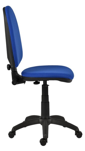 Работен стол Antares GOLF PLUS, до 120кг, дамаска, газов механизъм, коригиране на височината, черно-син