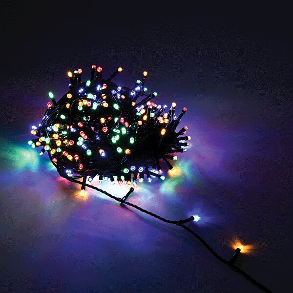 КОЛЕДЕН ГИРЛЯНД 3,6W RGB 5M IP44 240V