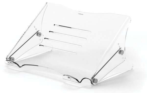 Поставка за лаптоп Fellowes Clarit, до 15" (38.1 cm), до 6кг. товароносимост, прозрачна