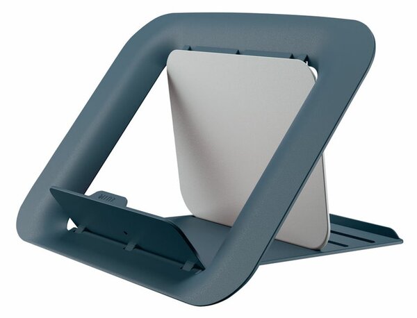 Поставка за лаптоп Leitz Еrgo Cosy, до 17" (43.18 cm), 4 нива на регулиране на височината, сива