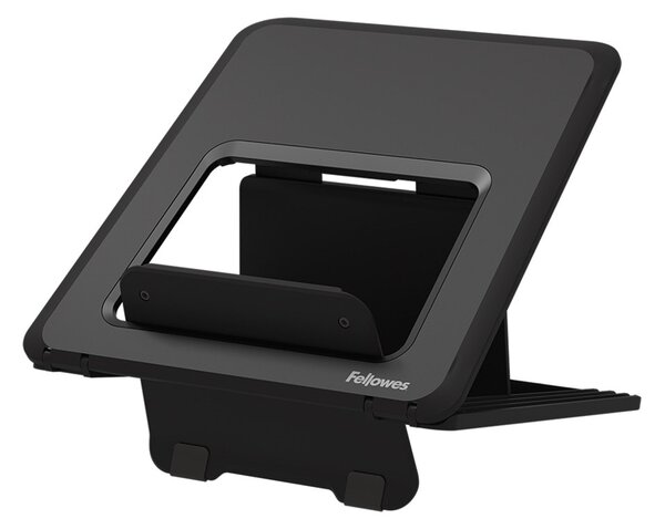 Поставка за лаптоп Fellowes Breyta, до 14" (35.56 cm), до 4кг. товароносимост, 12 нива на регулиране на височината, черна