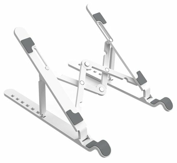 Поставка за лаптоп Orico PFB-A24-WH, до 15.6" (39.62 cm), 80кг. товароносимост, бяла