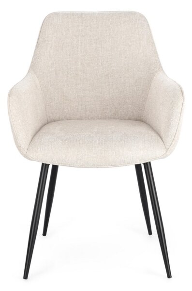 BIZZOTTO ТРАПЕЗЕН СТОЛ CORA 58X63X85,5 БЕЖОВ