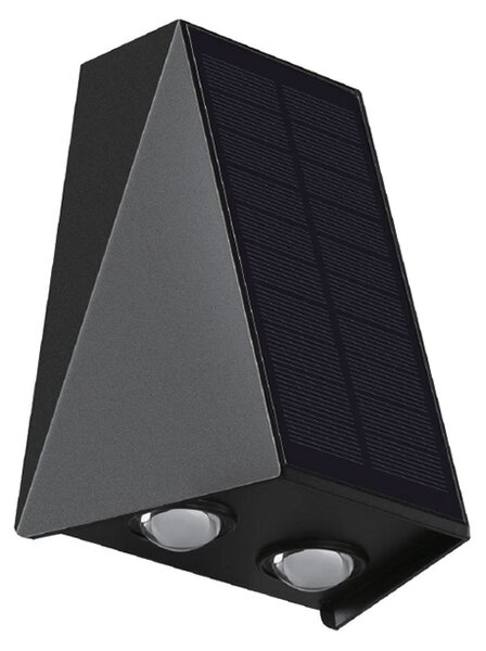 EL-13223 СОЛАРНА LED СТЕННА ЛАМПА 40LM CCT IP54