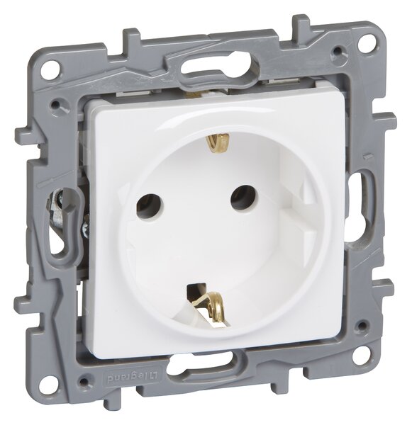 LEGRAND Контакт шуко NILOE 16A бял